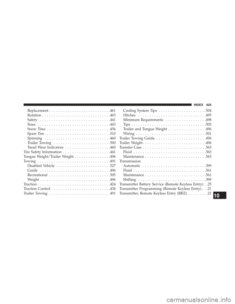 Maintenance Dodge Charger 2013 7 G Workshop Manual 631 Pages