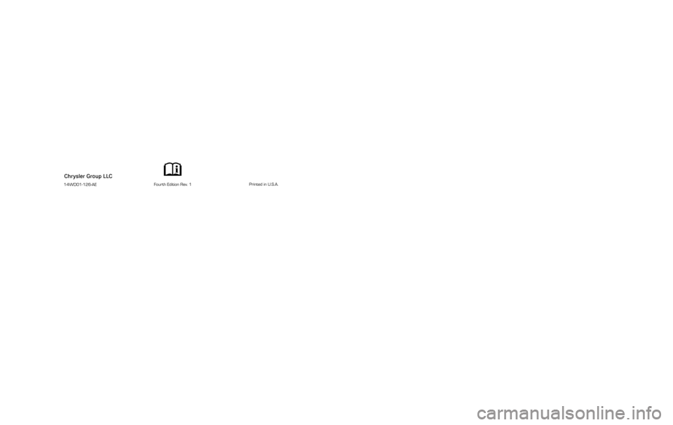 DODGE DURANGO 2014 3.G Owners Manual 1409672cv1         14PFD41-126-AA DartChrysler  1" gutter 09/03/2013 10:49:27
COVER IN            COVER IN  