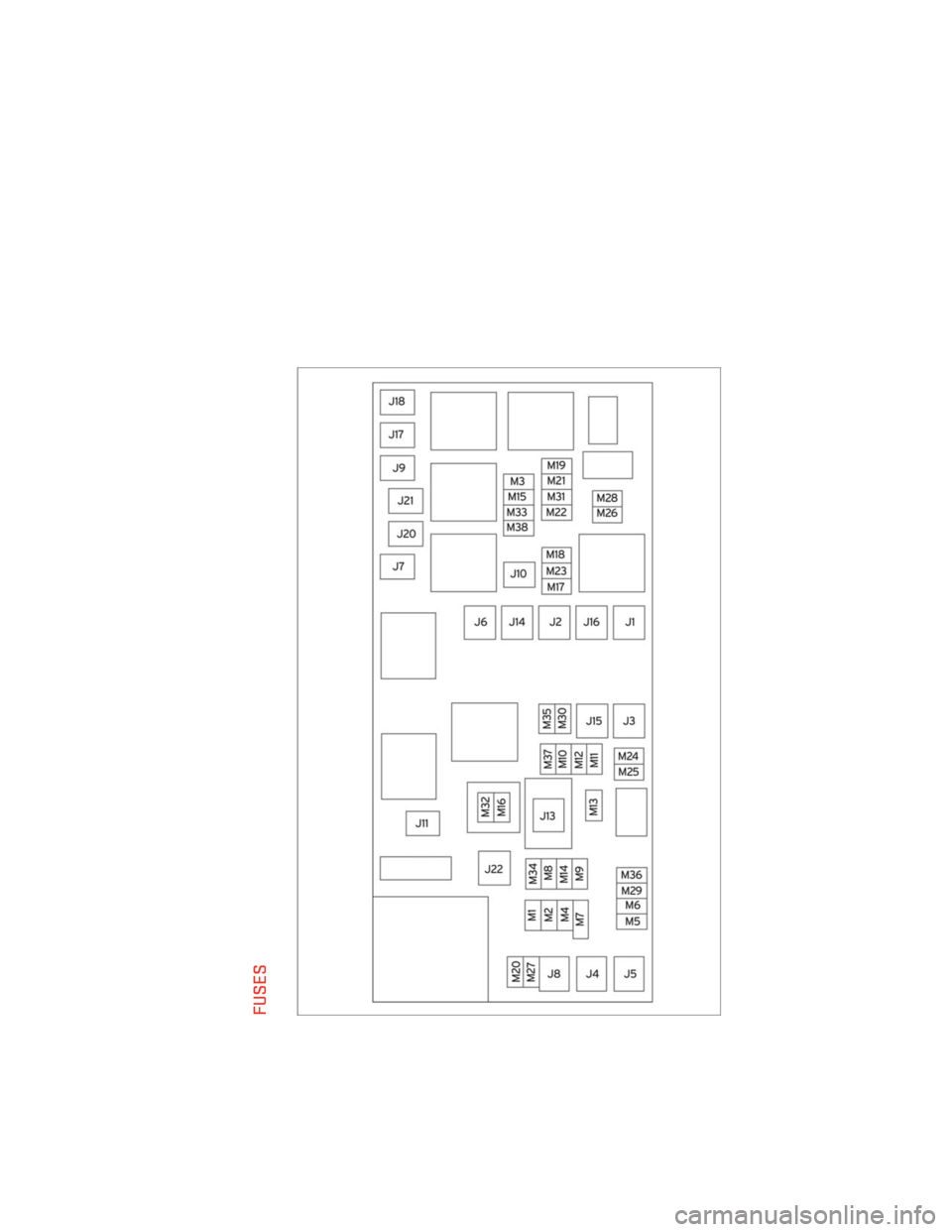 DODGE GRAND CARAVAN 2013 5.G User Guide FUSES
MAINTAINING YOUR VEHICLE
109 