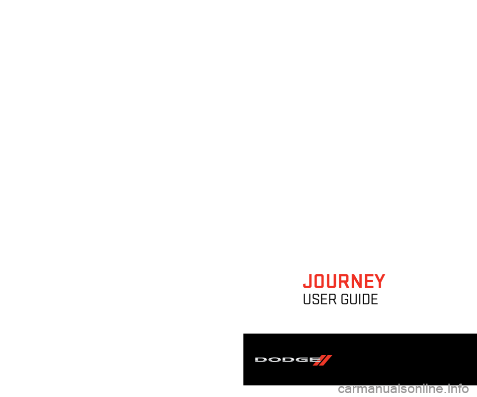 DODGE JOURNEY 2013 1.G User Guide 