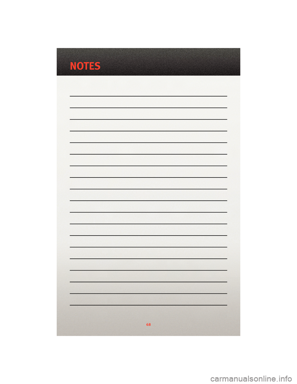 DODGE NITRO 2010 1.G Repair Manual NOTES
68 DODGE NITRO 2010 1.G Repair Manual NOTES
68