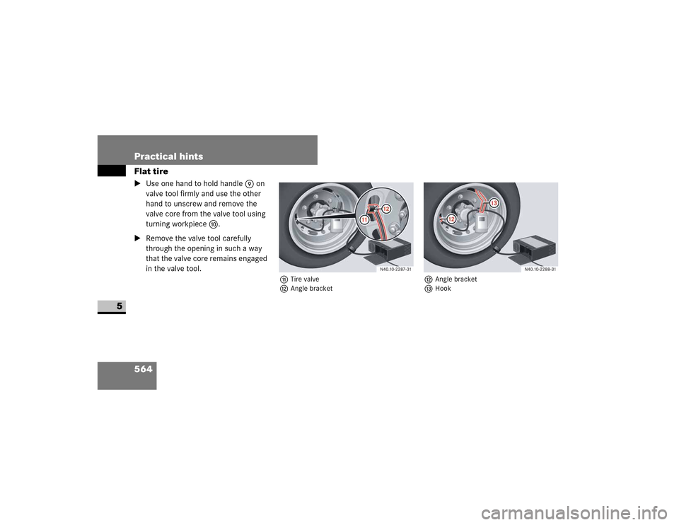 DODGE SPRINTER 2009 2.G Owners Manual 564 Practical hintsFlat tire
5
�8�V�H��R�Q�H��K�D�Q�G��W�R��K�R�O�G��K�D�Q�G�O�H 9��R�Q�
�Y�D�O�Y�H��W�R�R�O��I�L�U�P�O�\��D�Q�G��X�V�H��W�K�H��R�W�K�H�U�
�K�D�Q�G��W�R��X�Q�V�F�U�H�Z