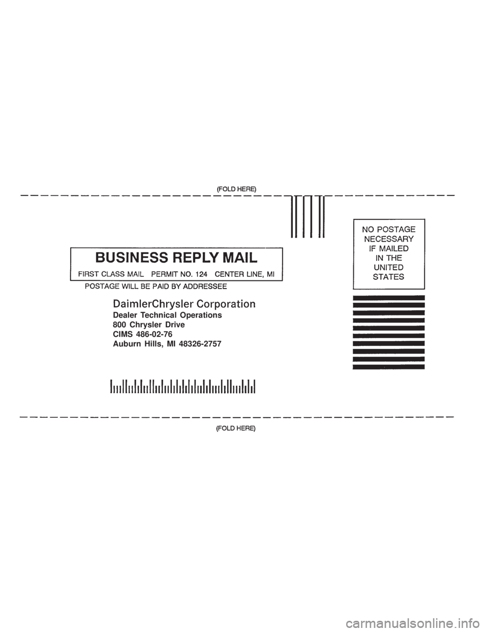 DODGE RAM 2003 Service Repair Manual Dealer Technical Operations
800 Chrysler Drive
CIMS 486-02-76
Auburn Hills, MI 48326-2757 DODGE RAM 2003 Service Repair Manual Dealer Technical Operations
800 Chrysler Drive
CIMS 486-02-76
Auburn Hills, MI 48326-2757