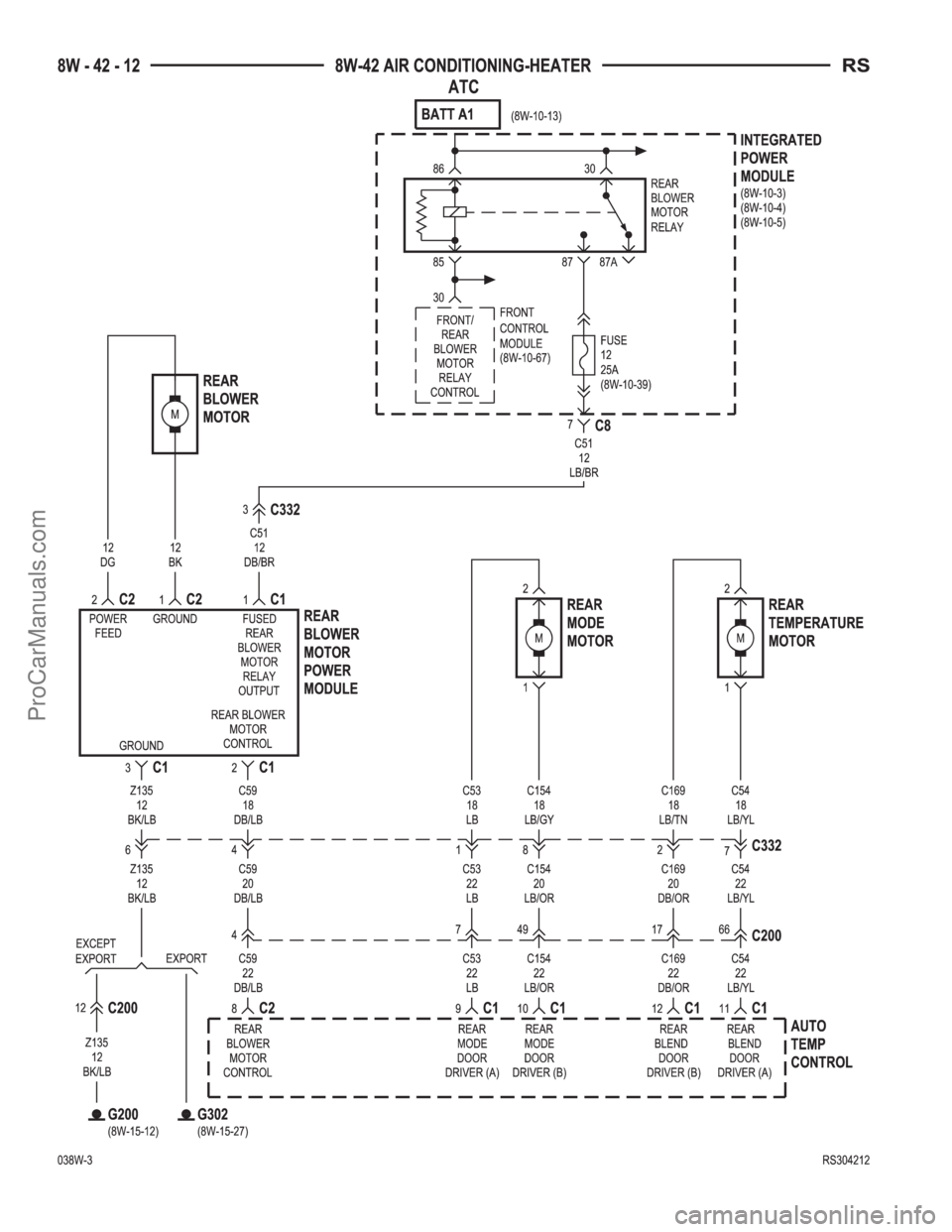 DODGE TOWN AND COUNTRY 2003  Service Manual ProCarManuals.com 