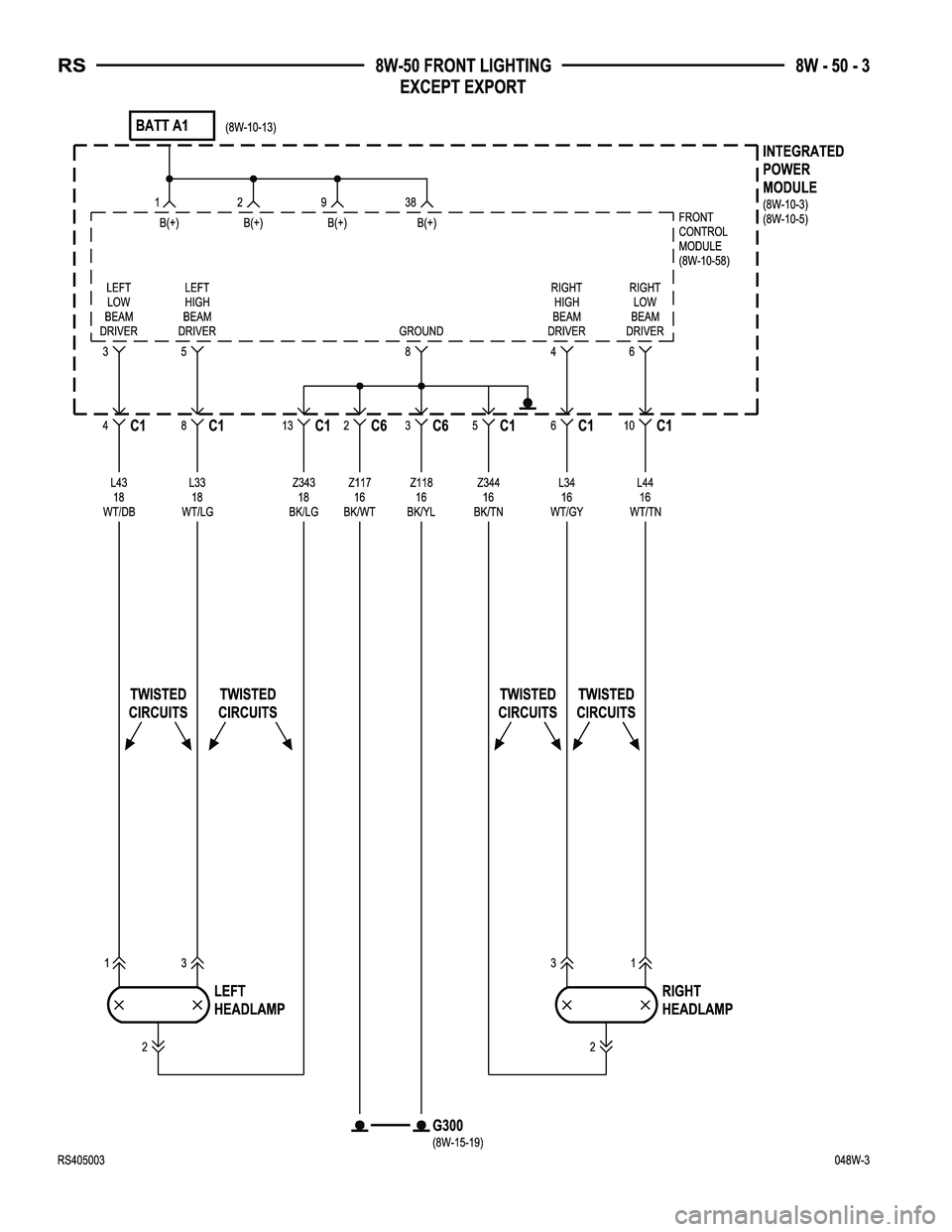 DODGE TOWN AND COUNTRY 2004  Service Manual 