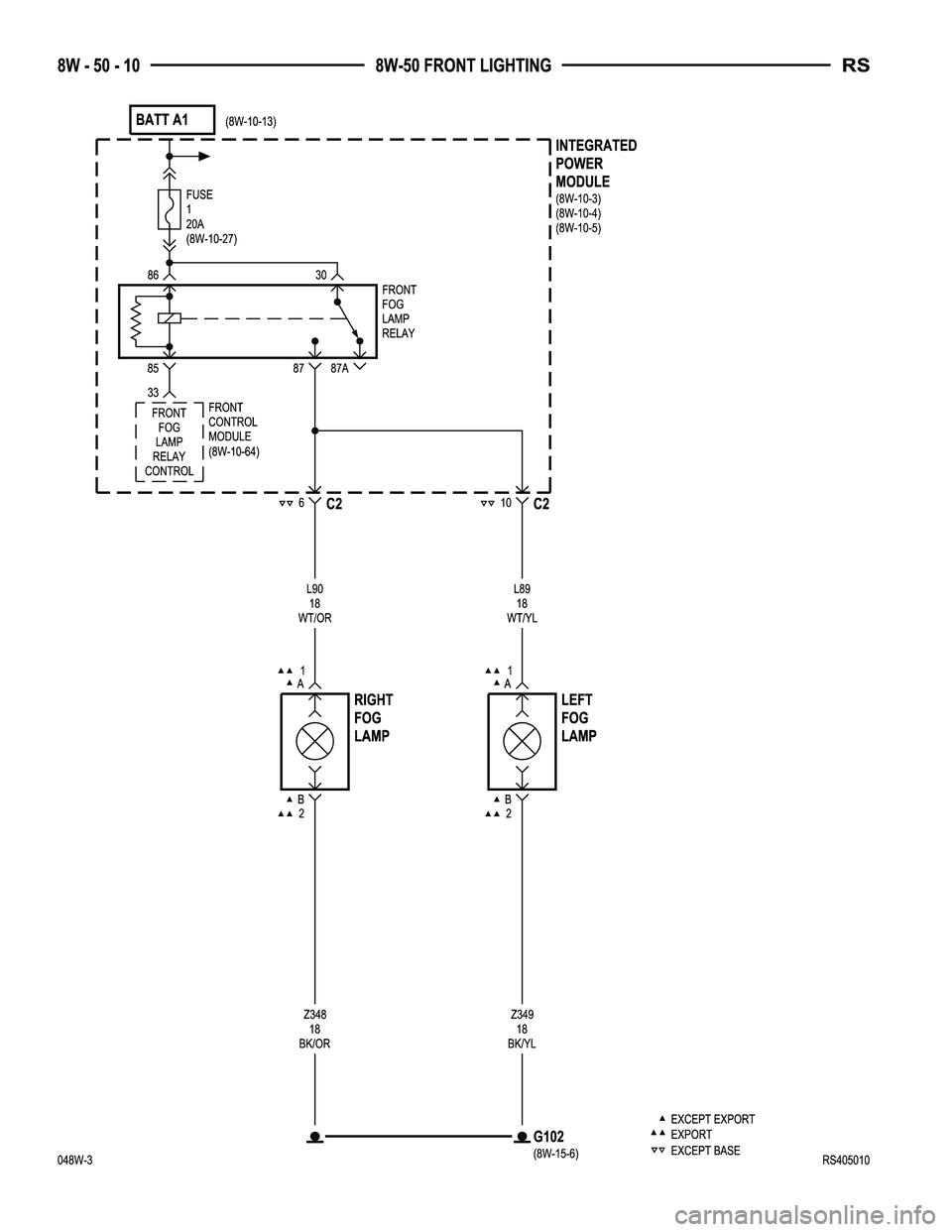 DODGE TOWN AND COUNTRY 2004  Service Manual 