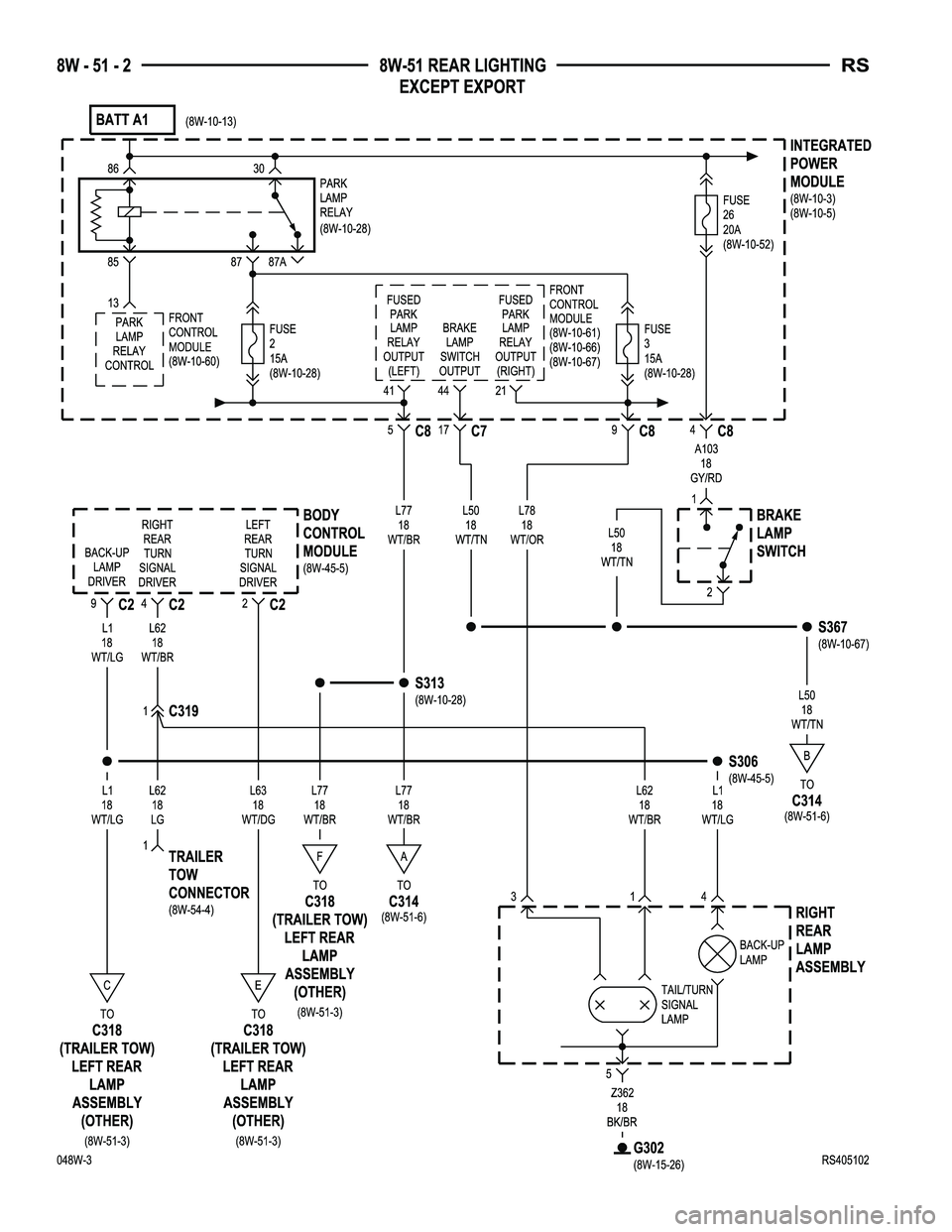 DODGE TOWN AND COUNTRY 2004  Service Manual 