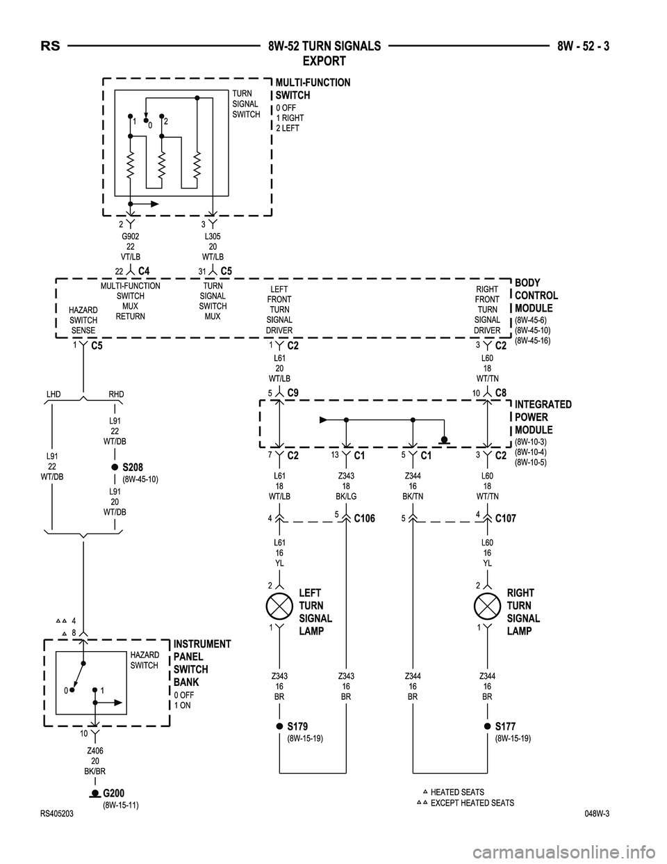 DODGE TOWN AND COUNTRY 2004  Service Manual 