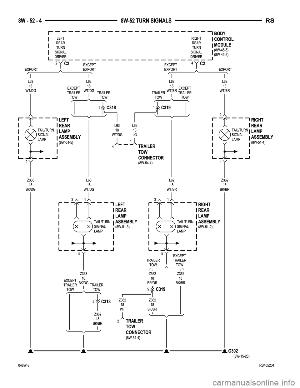 DODGE TOWN AND COUNTRY 2004  Service Manual 