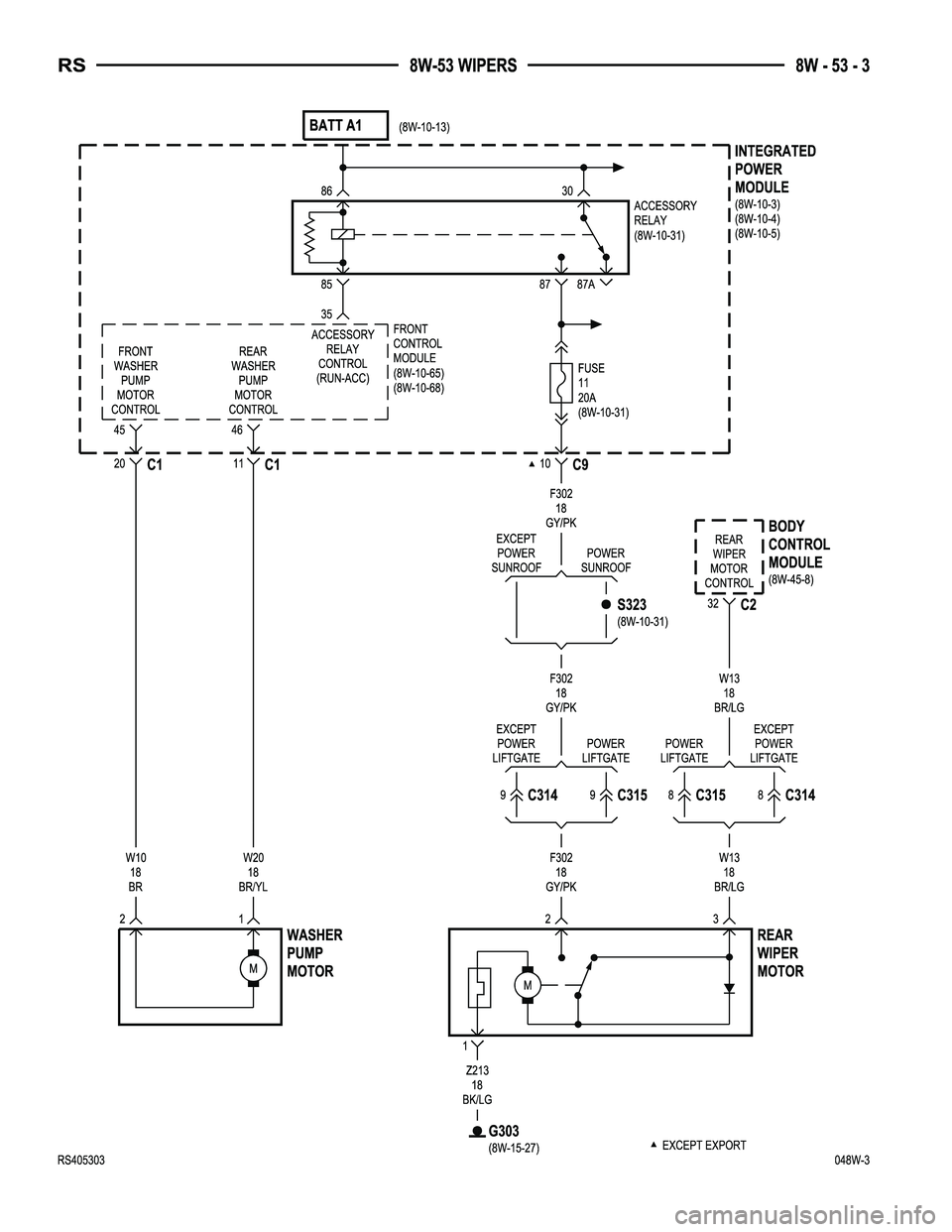 DODGE TOWN AND COUNTRY 2004  Service Manual 