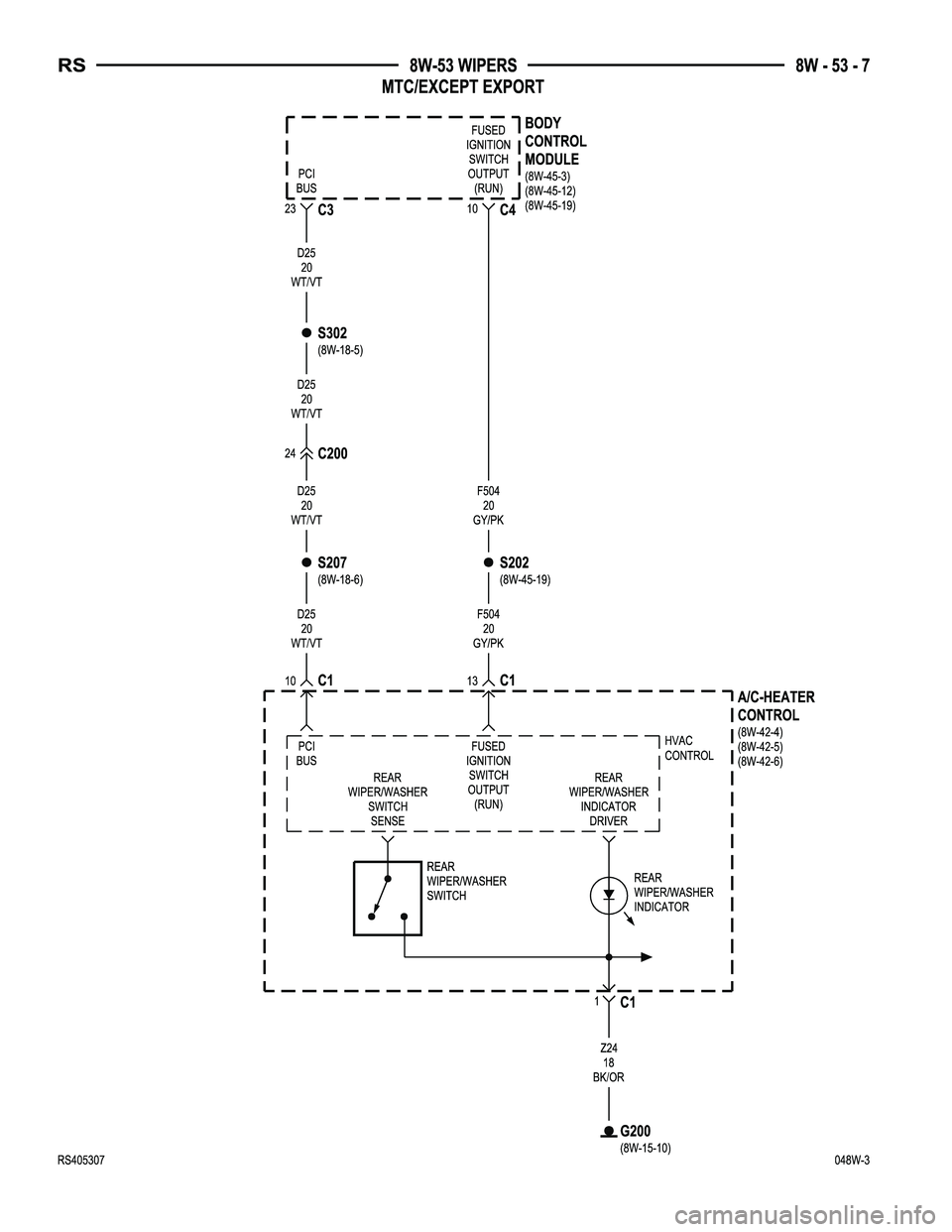 DODGE TOWN AND COUNTRY 2004  Service Manual 