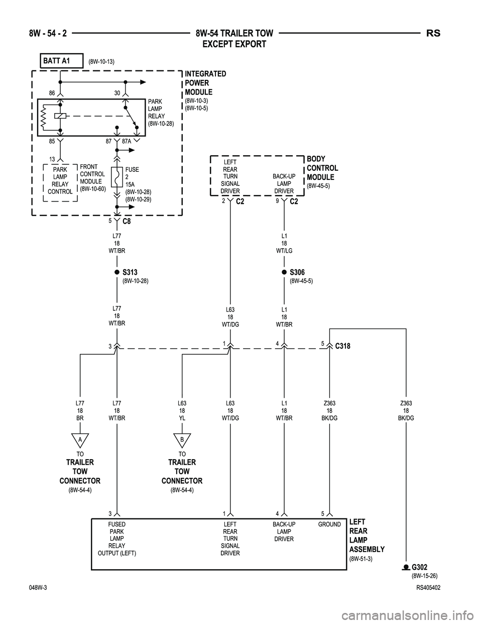 DODGE TOWN AND COUNTRY 2004  Service Manual 