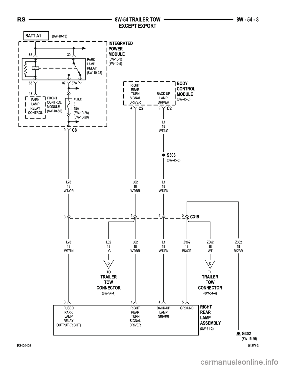 DODGE TOWN AND COUNTRY 2004  Service Manual 