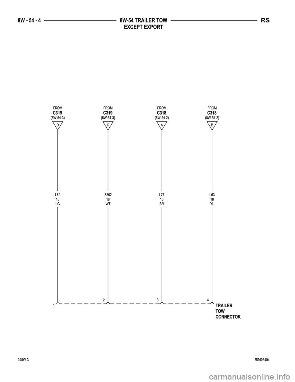 DODGE TOWN AND COUNTRY 2004  Service Manual 