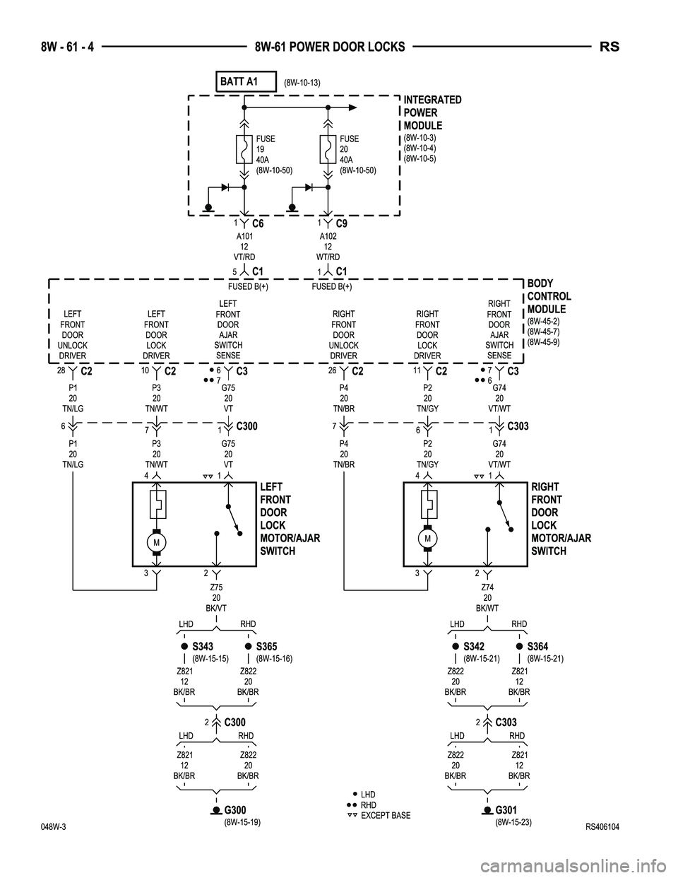 DODGE TOWN AND COUNTRY 2004  Service Manual 