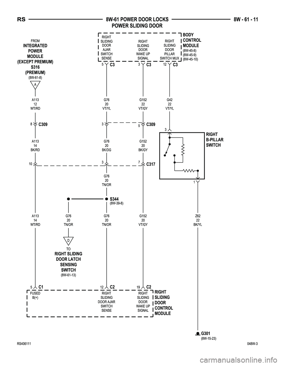 DODGE TOWN AND COUNTRY 2004  Service Manual 
