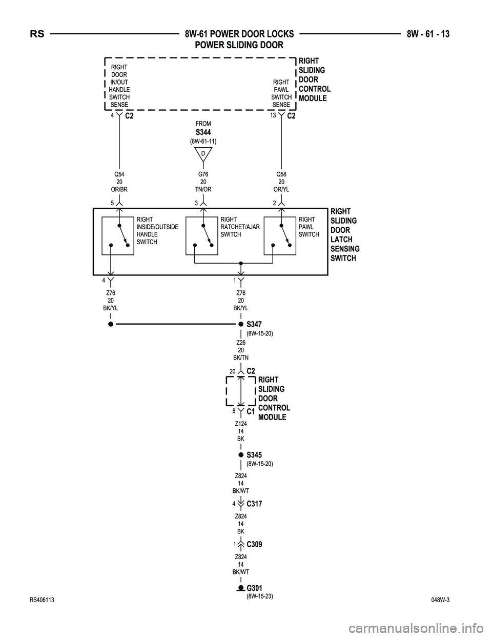 DODGE TOWN AND COUNTRY 2004  Service Manual 