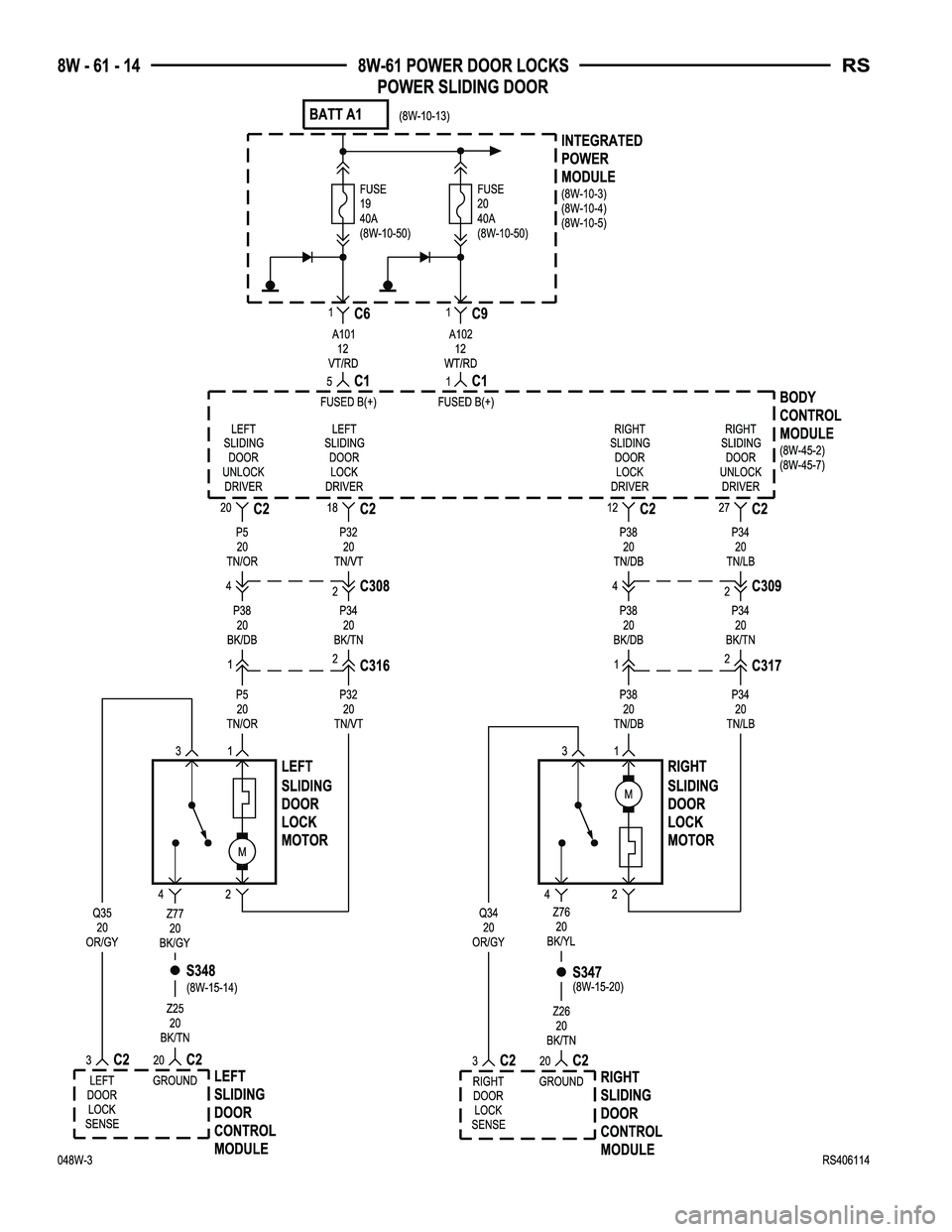 DODGE TOWN AND COUNTRY 2004  Service Manual 