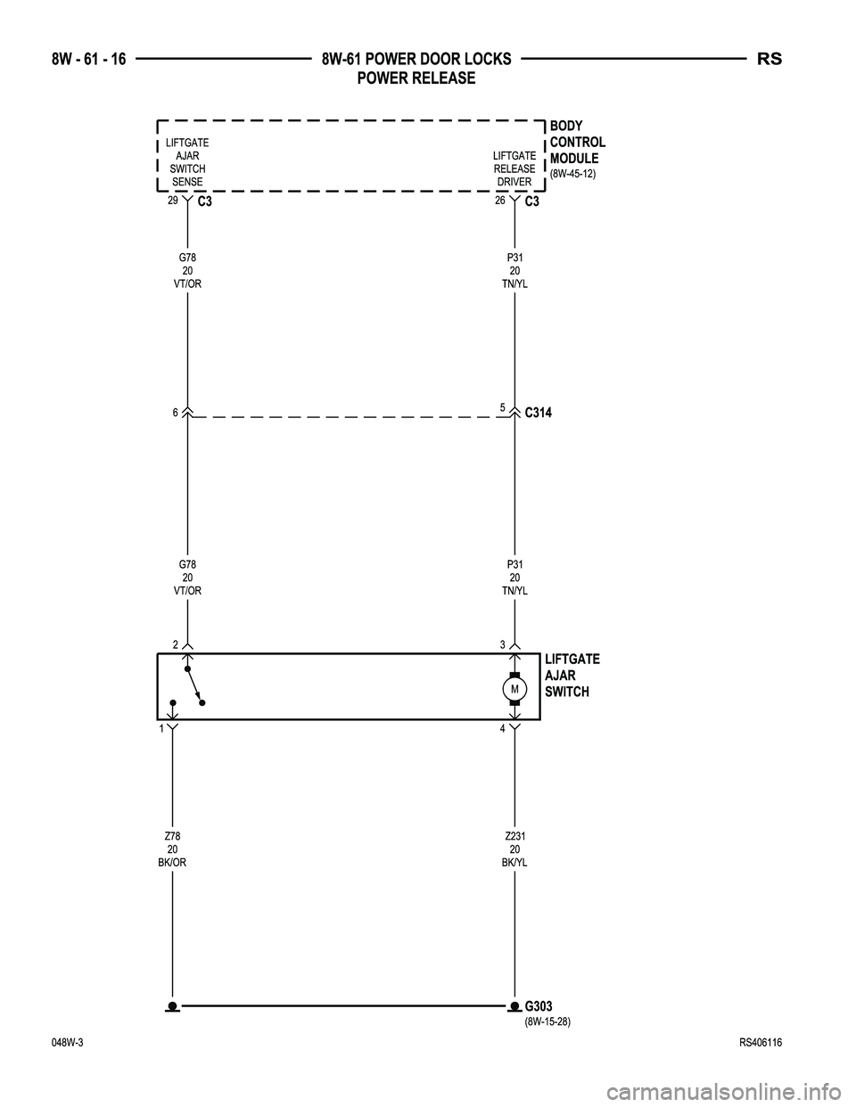 DODGE TOWN AND COUNTRY 2004  Service Manual 