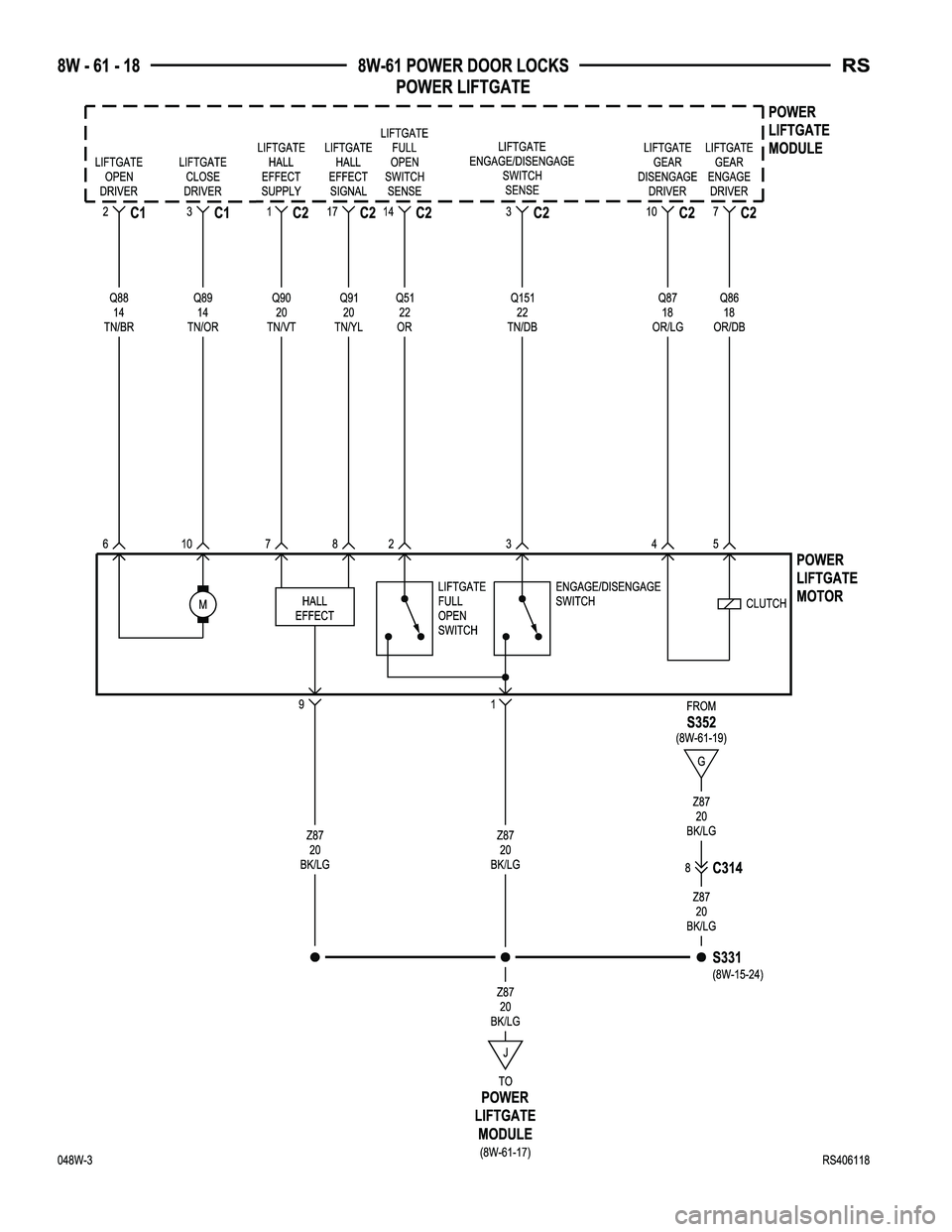 DODGE TOWN AND COUNTRY 2004  Service Manual 