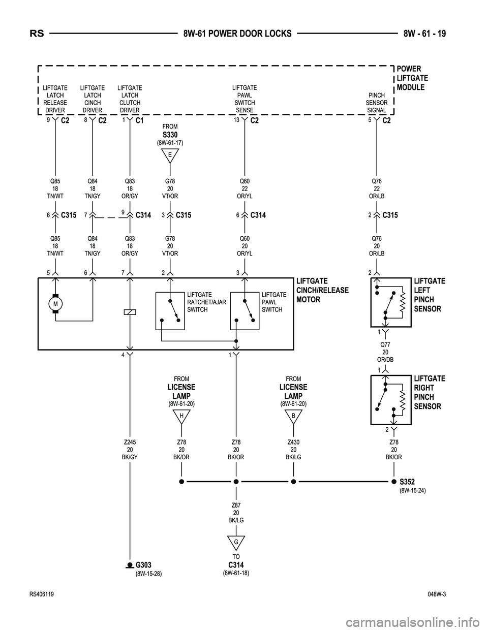 DODGE TOWN AND COUNTRY 2004  Service Manual 