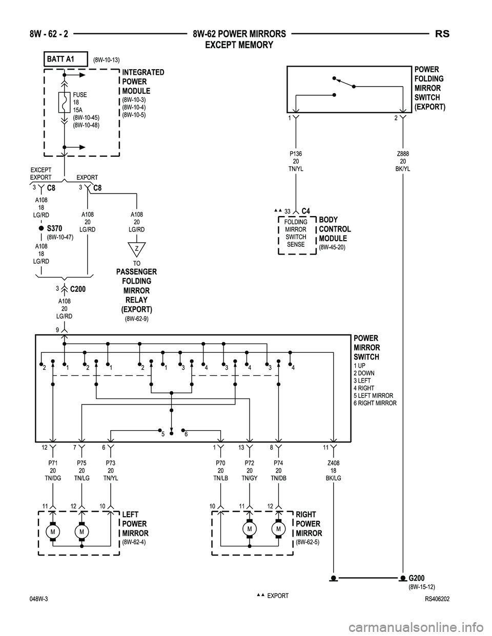 DODGE TOWN AND COUNTRY 2004  Service Manual 