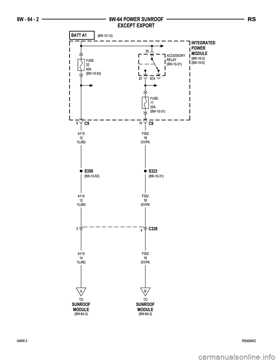 DODGE TOWN AND COUNTRY 2004  Service Manual 