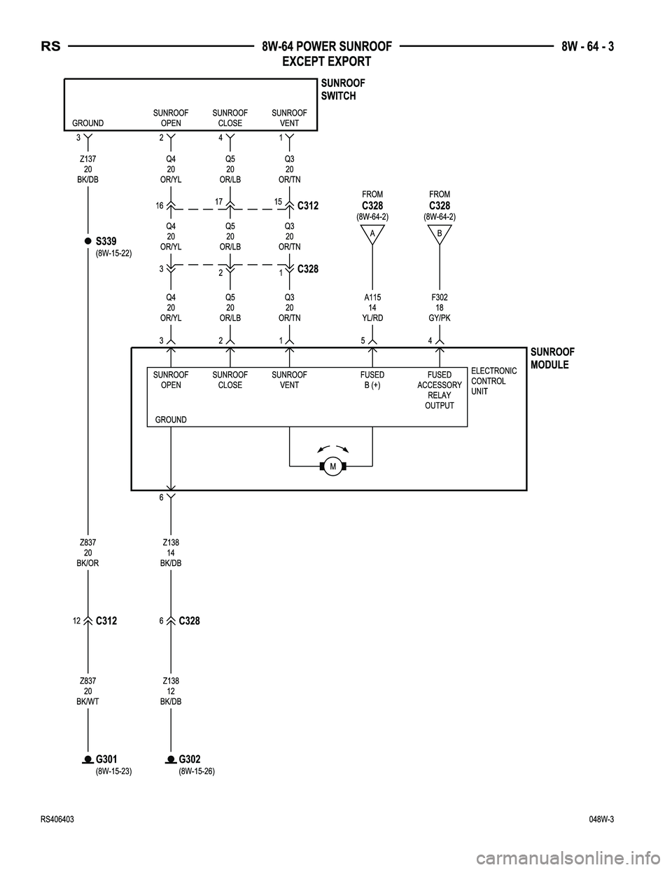 DODGE TOWN AND COUNTRY 2004  Service Manual 