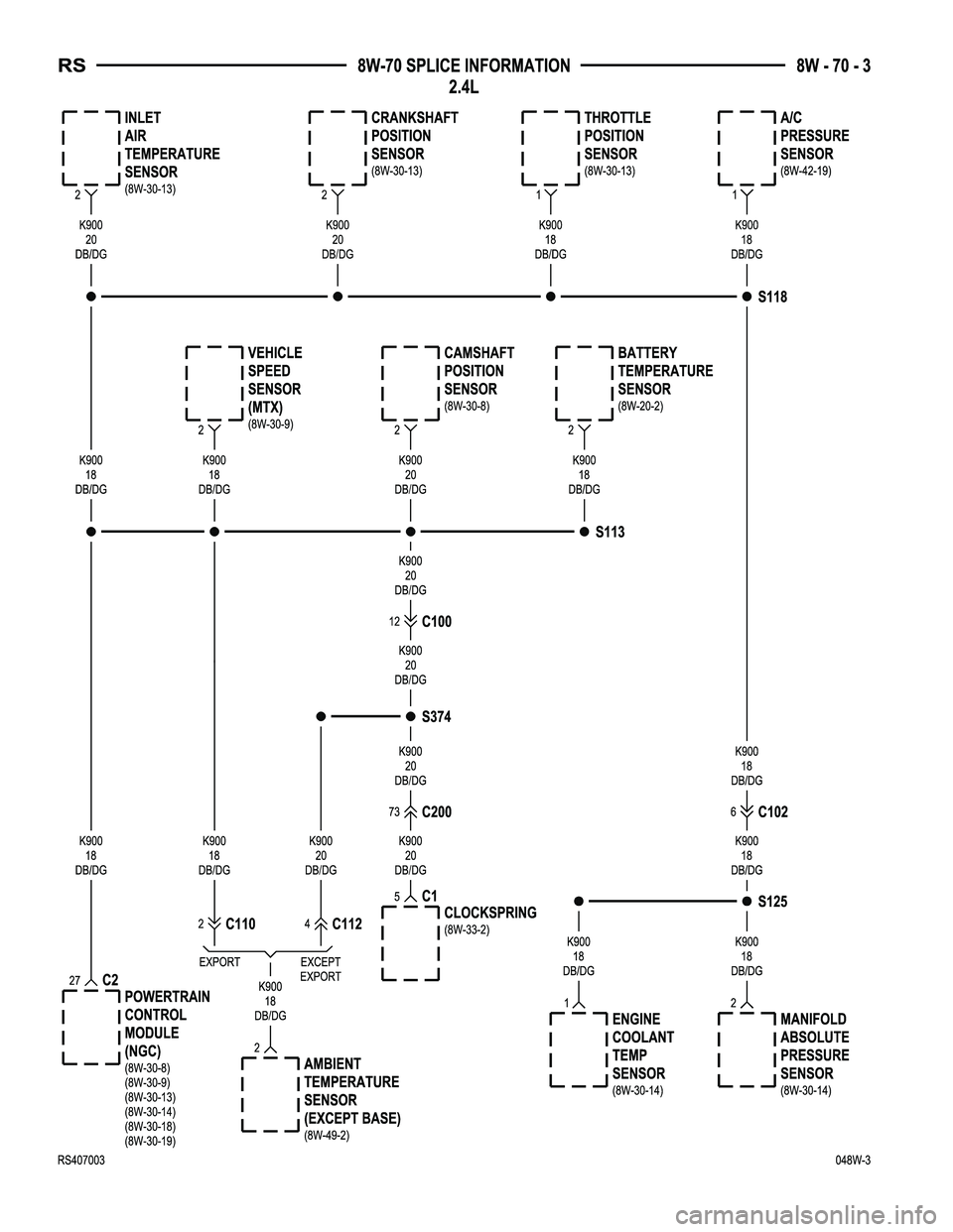 DODGE TOWN AND COUNTRY 2004  Service Manual 