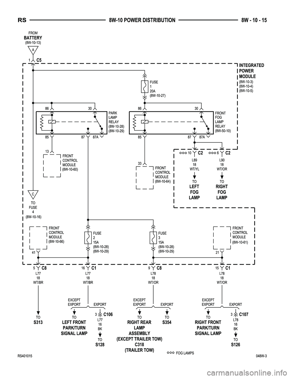 DODGE TOWN AND COUNTRY 2004  Service Manual 