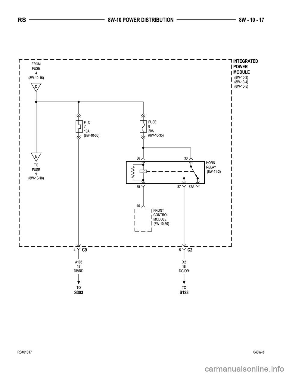 DODGE TOWN AND COUNTRY 2004  Service Manual 