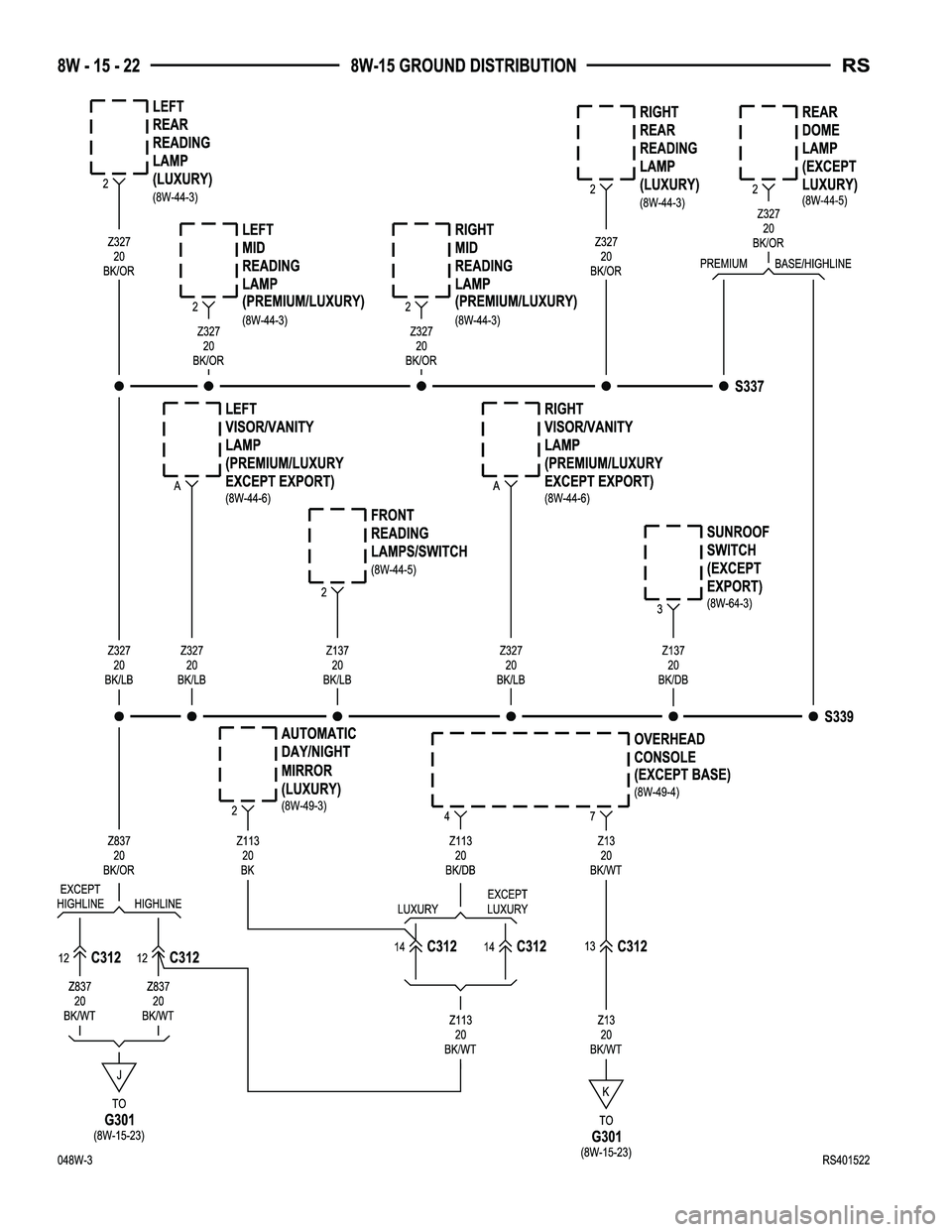 DODGE TOWN AND COUNTRY 2004  Service Manual 