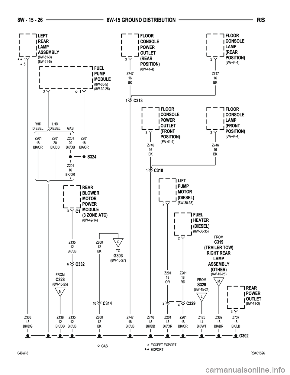 DODGE TOWN AND COUNTRY 2004  Service Manual 