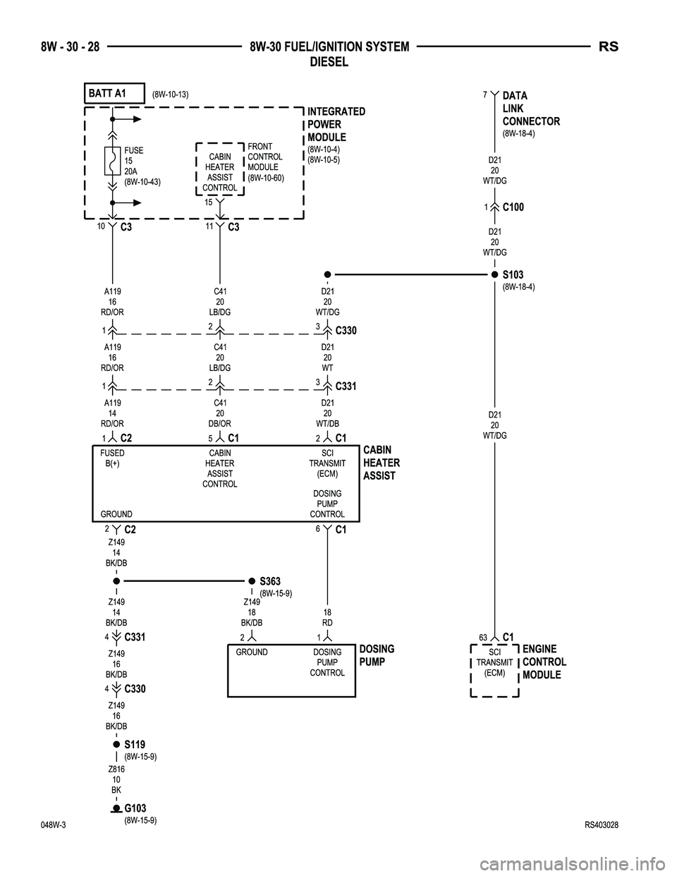 DODGE TOWN AND COUNTRY 2004  Service Manual 