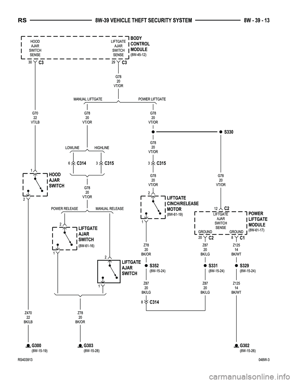 DODGE TOWN AND COUNTRY 2004 Service Manual DODGE TOWN AND COUNTRY 2004 Service Manual