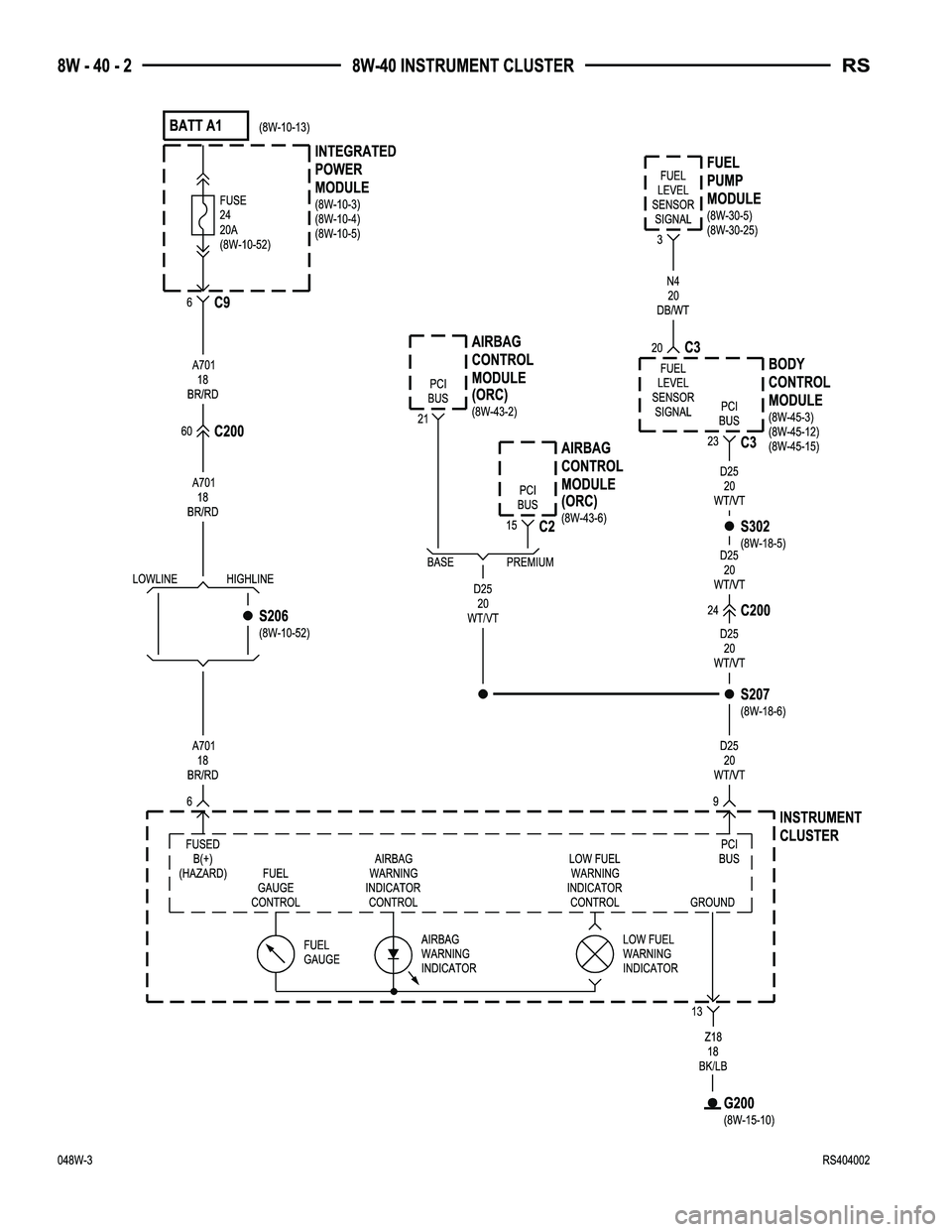 DODGE TOWN AND COUNTRY 2004  Service Manual 