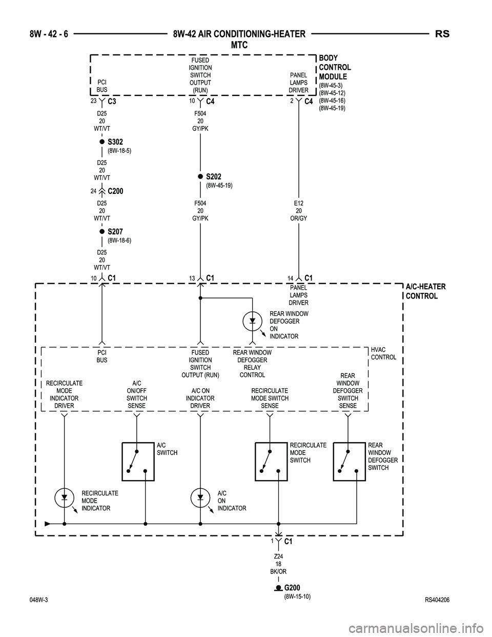 DODGE TOWN AND COUNTRY 2004  Service Manual 