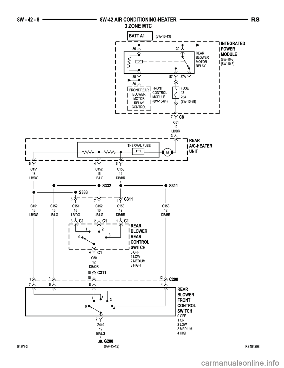DODGE TOWN AND COUNTRY 2004  Service Manual 