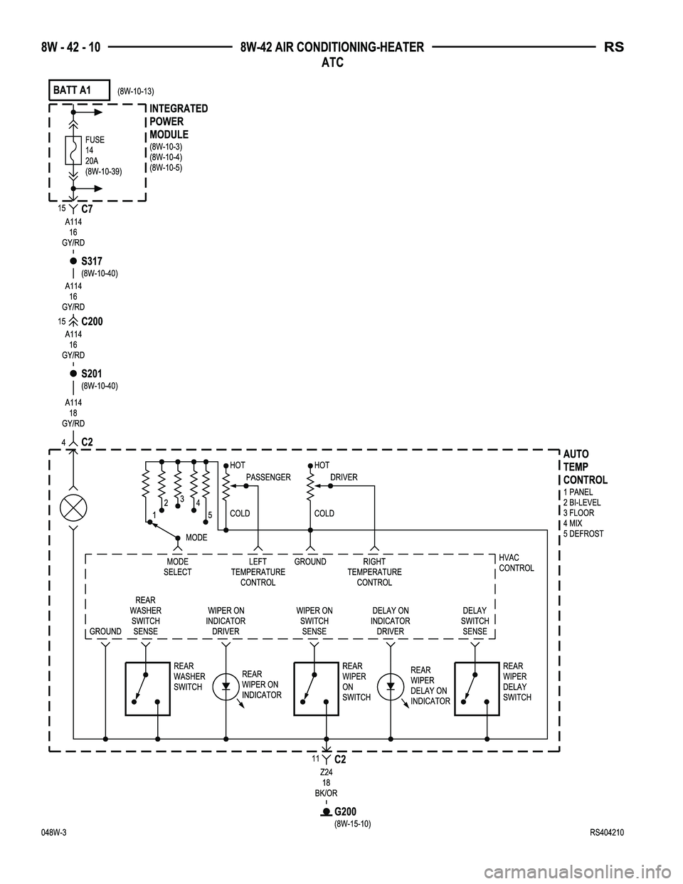 DODGE TOWN AND COUNTRY 2004  Service Manual 