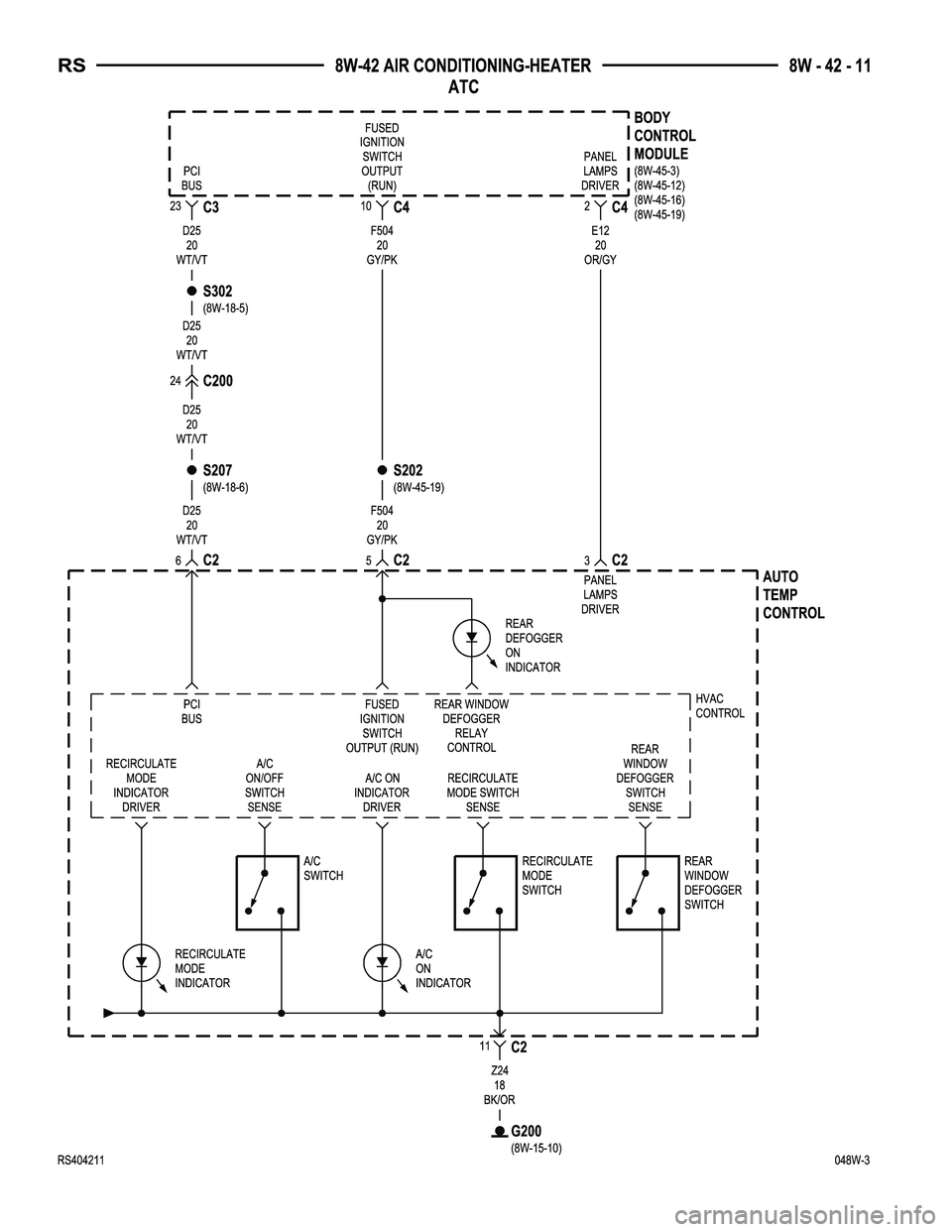 DODGE TOWN AND COUNTRY 2004  Service Manual 