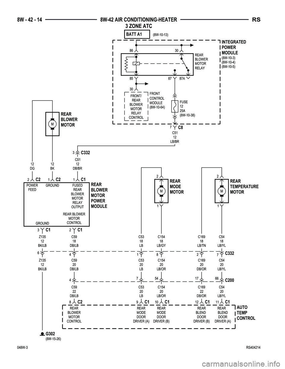 DODGE TOWN AND COUNTRY 2004  Service Manual 