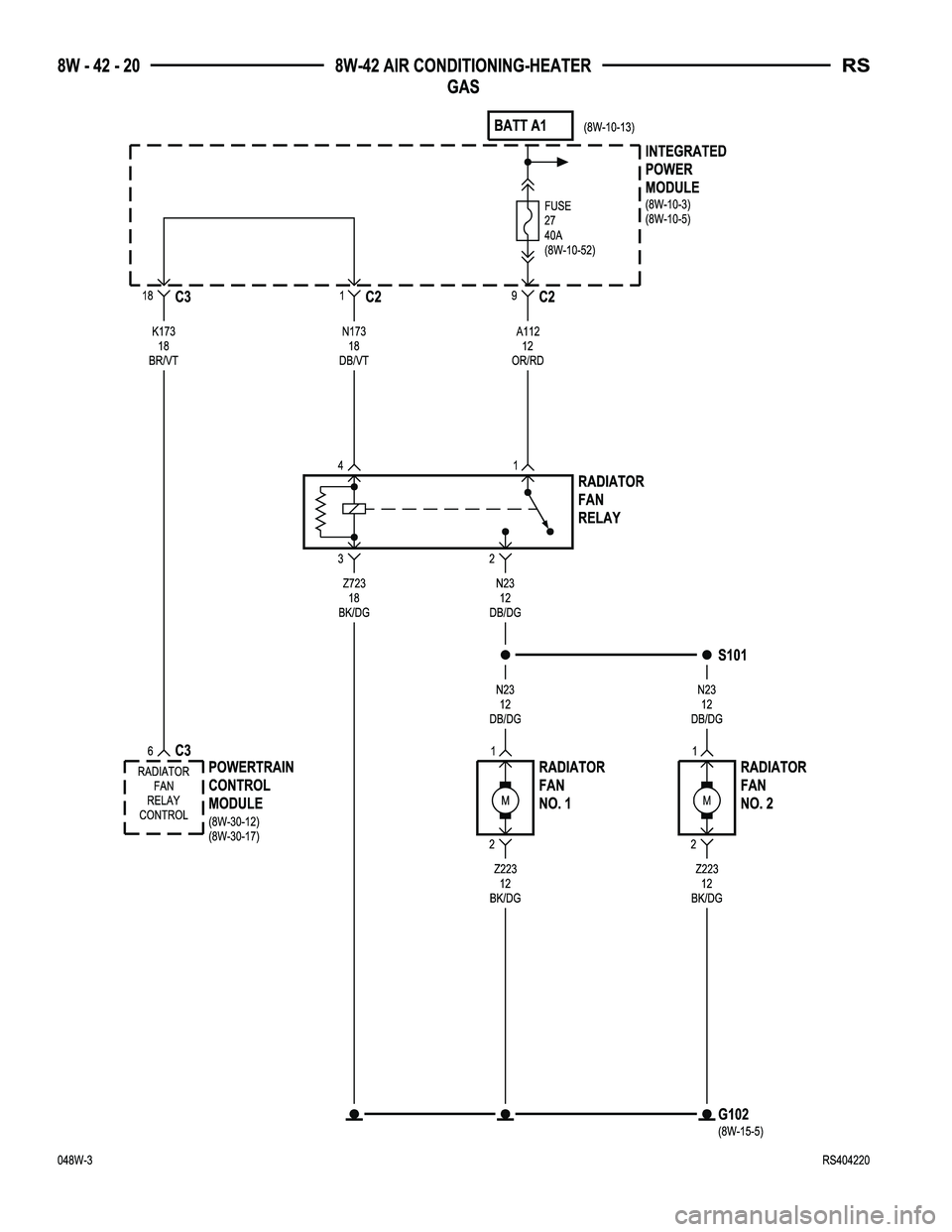 DODGE TOWN AND COUNTRY 2004  Service Manual 