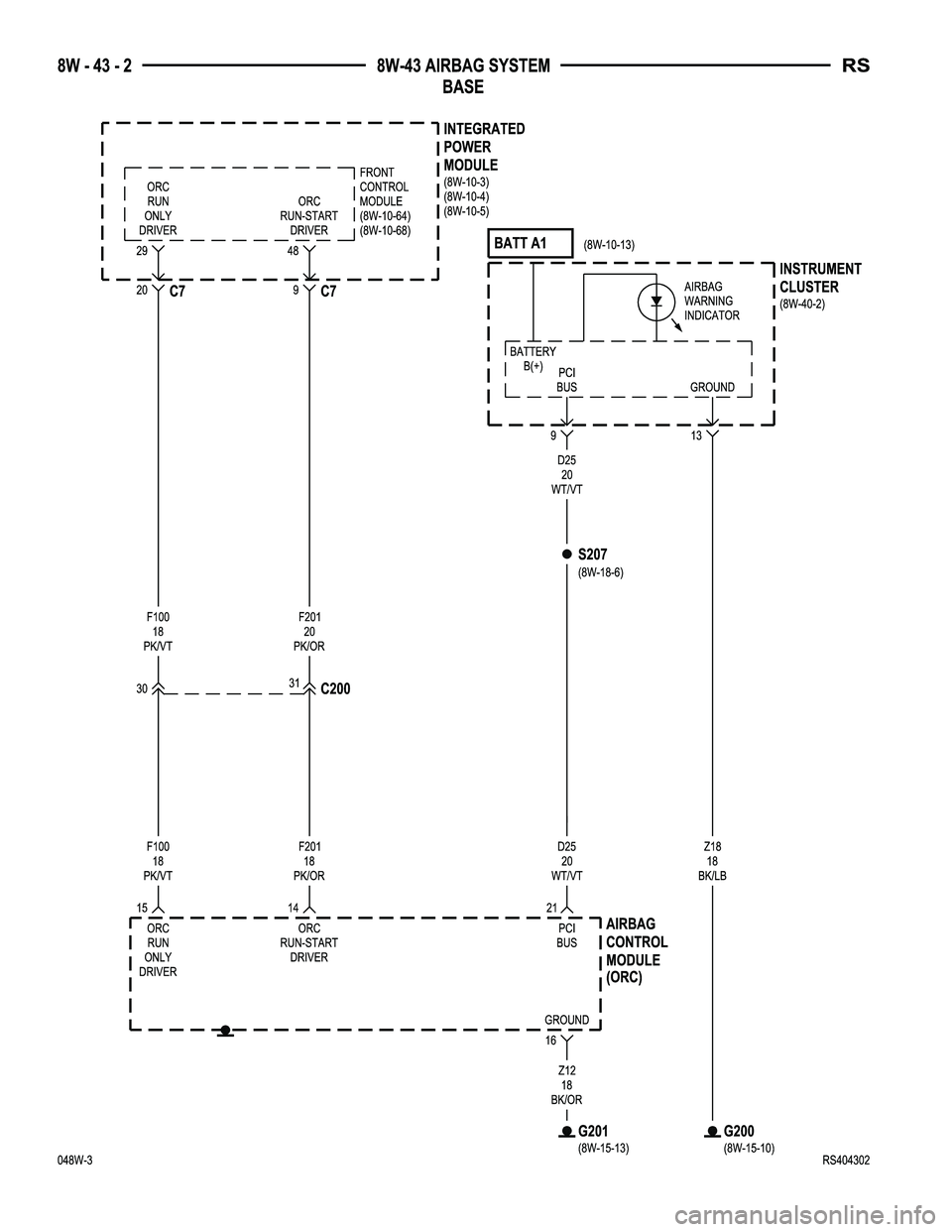 DODGE TOWN AND COUNTRY 2004  Service Manual 