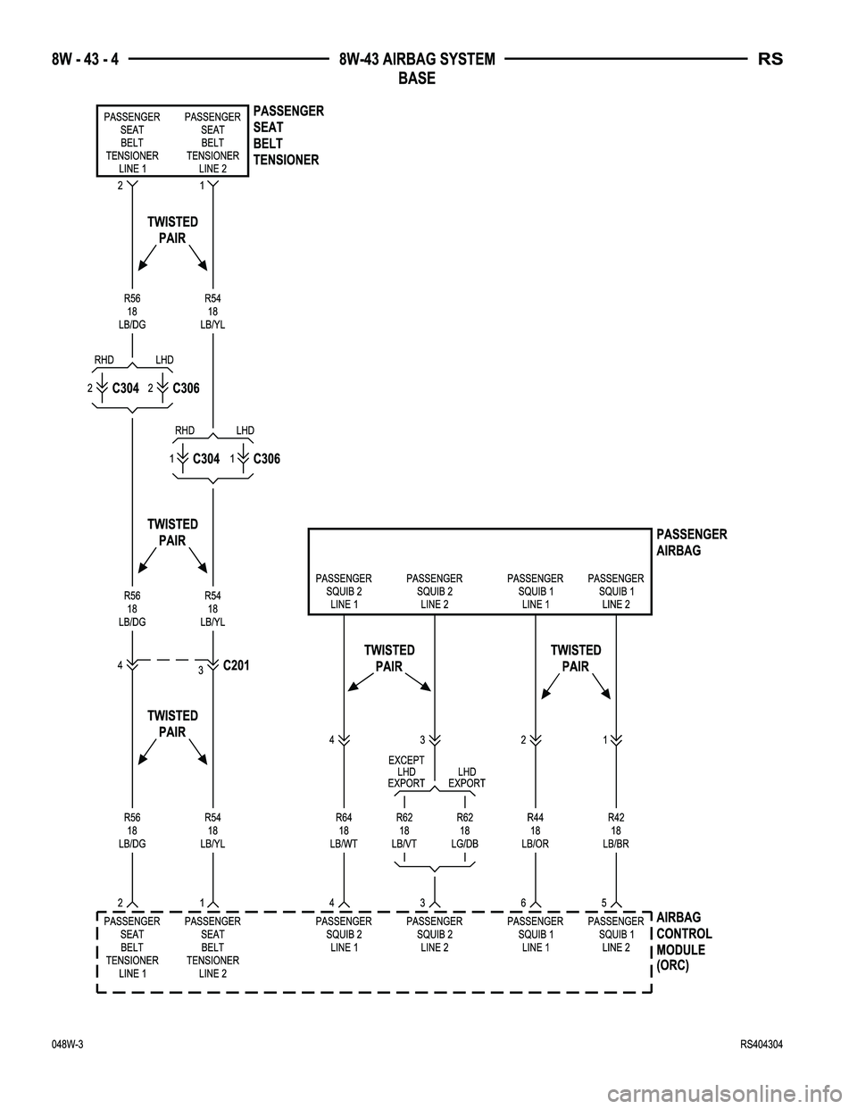 DODGE TOWN AND COUNTRY 2004  Service Manual 