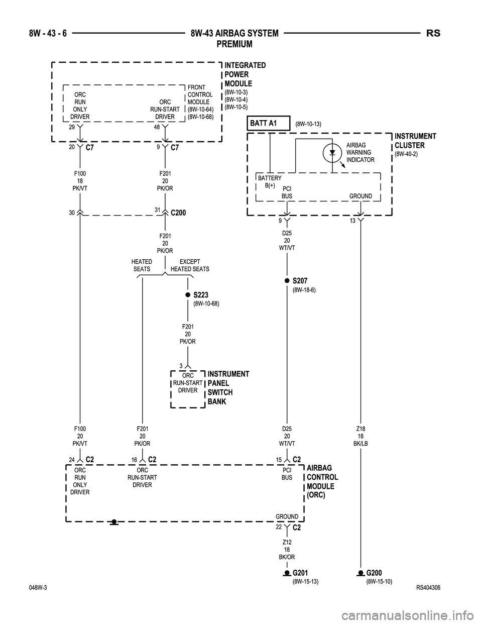 DODGE TOWN AND COUNTRY 2004  Service Manual 