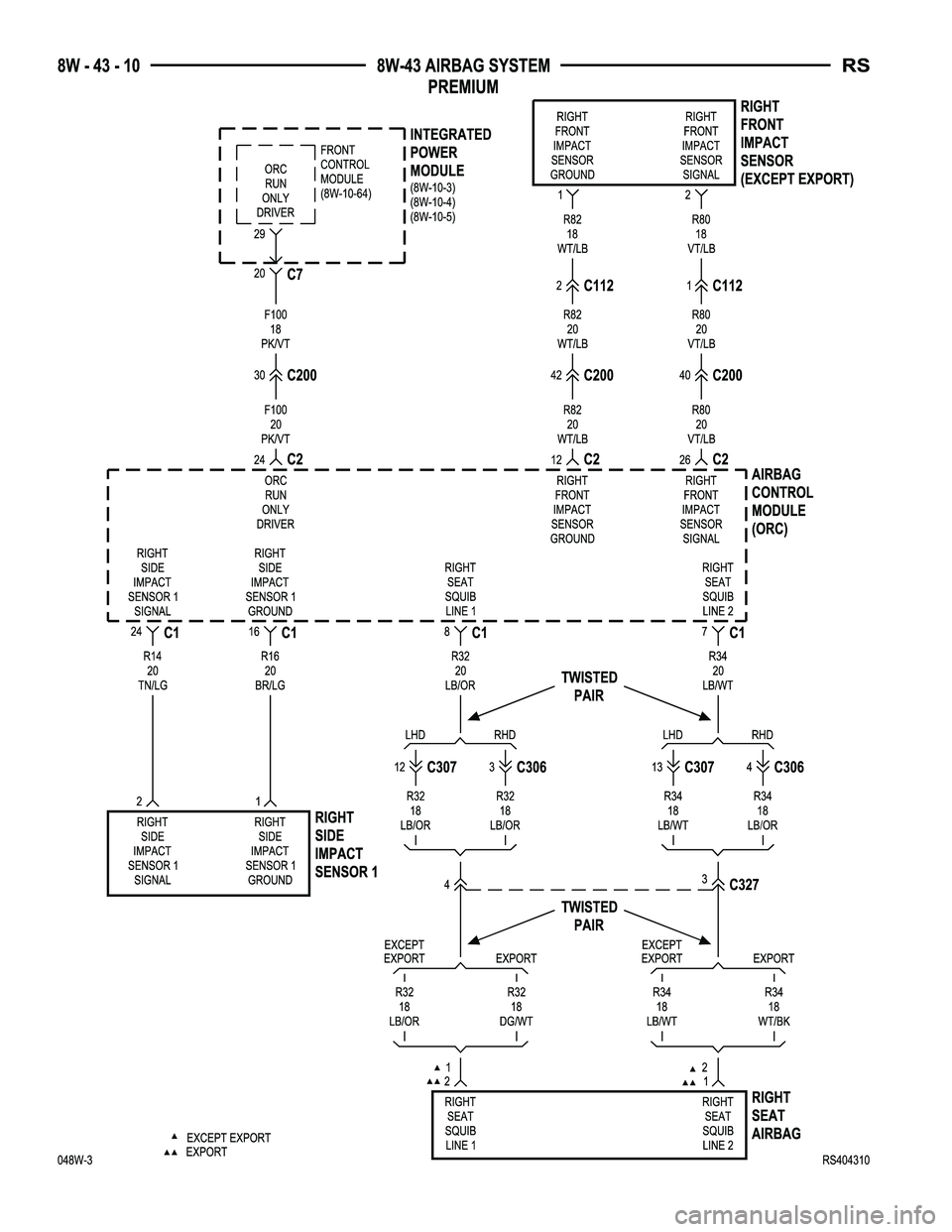 DODGE TOWN AND COUNTRY 2004  Service Manual 