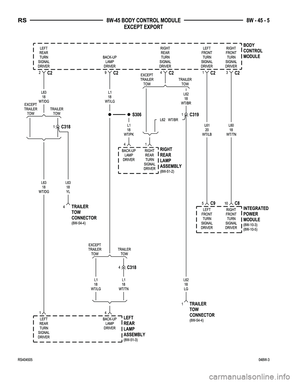 DODGE TOWN AND COUNTRY 2004  Service Manual 