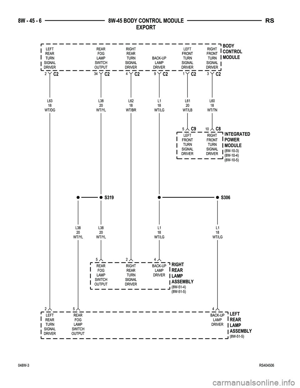 DODGE TOWN AND COUNTRY 2004  Service Manual 