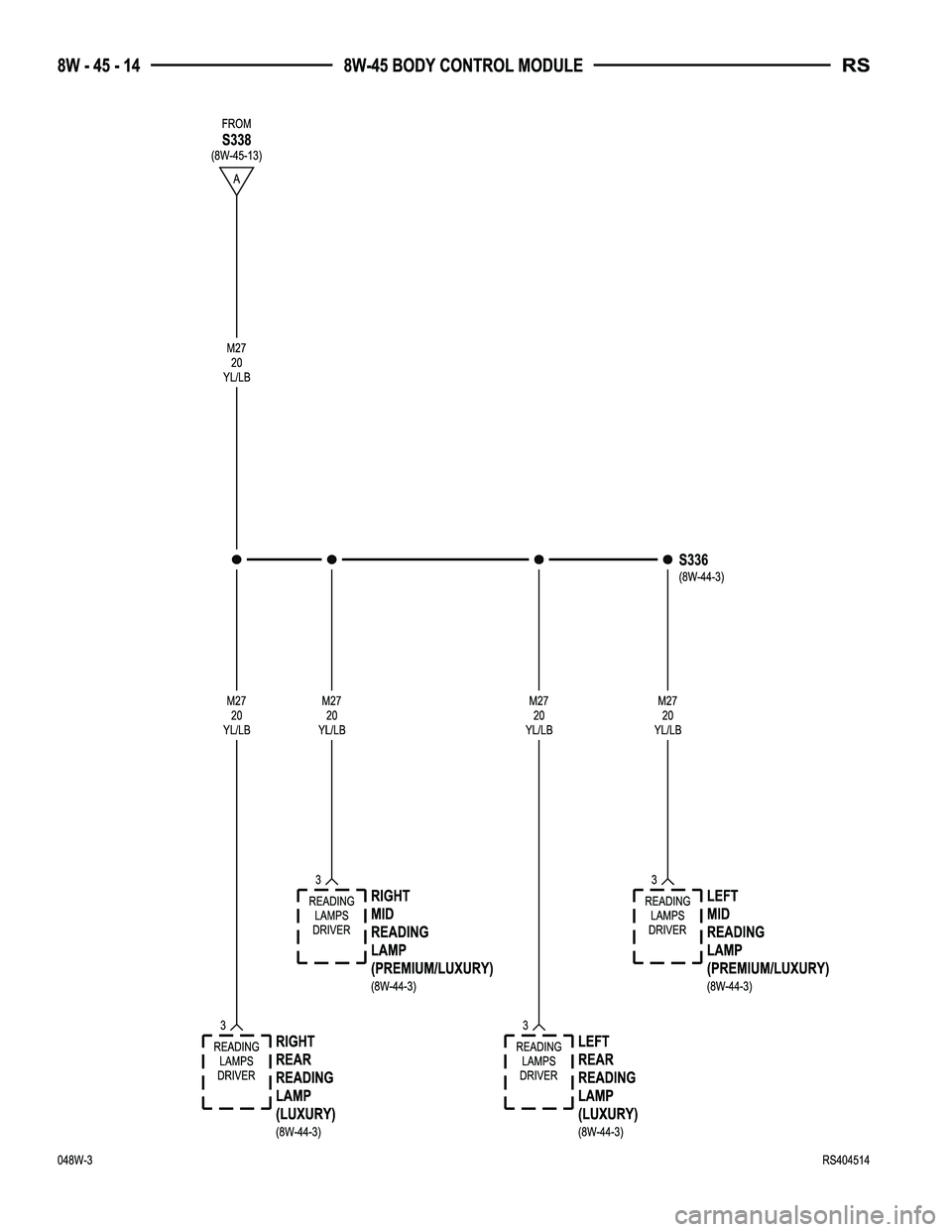 DODGE TOWN AND COUNTRY 2004  Service Manual 
