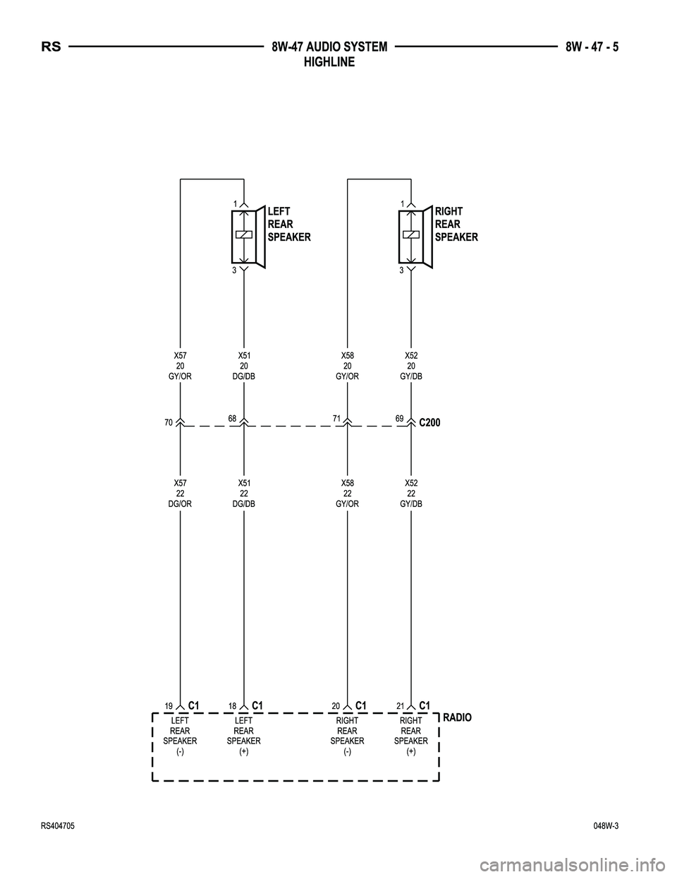 DODGE TOWN AND COUNTRY 2004  Service Manual 